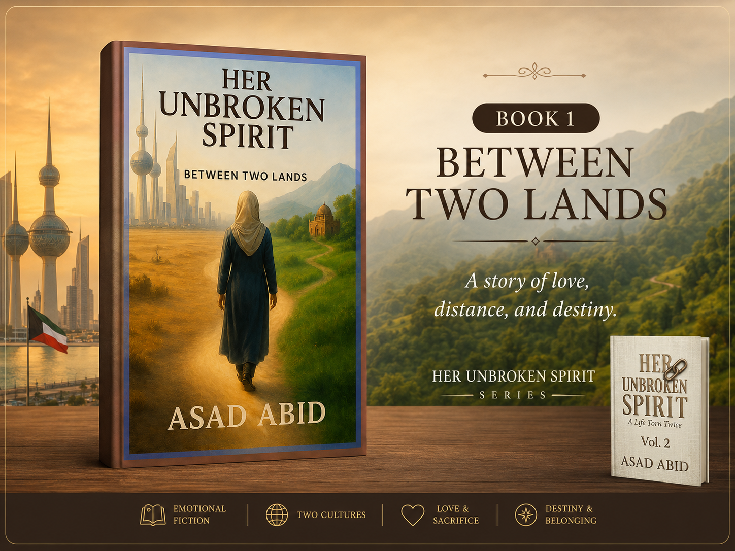 Her Unbroken Spirit: Between Two Lands, Book 1